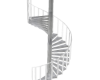 Staircase | Spiral White