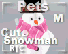 R|C Snowman Pets Pink M