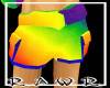 Flashing Rainbow Shorts