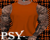 H. Orange Mens Tank X