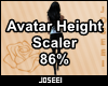 Avatar Height Scale 86%