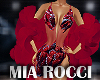 Red Ruffle Sleeves