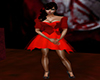 red mini club dress