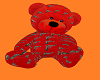 Red Gun Cuddle TeddyBear