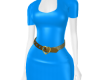 Sexy Blue Mini Dress