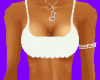 (ML) White Bikini Top