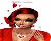PCQ Vday Necklace Red