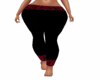 Black Pants/Red Lace