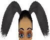 Black Bunny Ears Hair