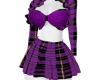 B Purple Mini Dress