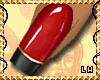 [LW]Nails Red&Black Tips