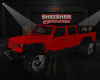 Red Gladiator Jeep