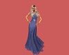 blue glitter gown