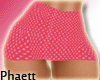 ♥|Polka Skirt Pink|XXL