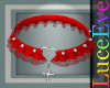 Red Dantela Collar