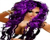 Monica Purple Curly Look