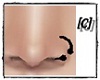[C] BLK Nose Piercing 