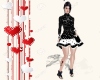 Dress Black and White