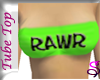 *Lime RAWR Tube top
