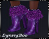 *Piah Purple Fur Boots