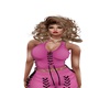 Pink  top W Black