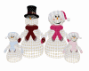 familia muñeco nieve