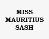 MISS MAURITIUS