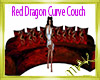Red Dragon Curve Couch