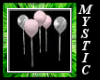 ML~Balloons Pink Silver