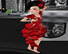 Niña flamenca rojo