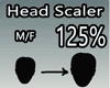 Scaler Head 125% M/F