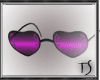 TS:Heart Glasses Purple