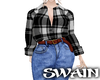 ✯ Tucked Flanel Outfit