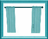 Wide Drapes in Teal