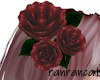 +head dress rose red R