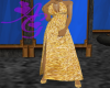 (AG) Gold Sparkle Gown