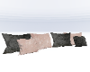 Grey&Pink throw pillows