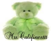 Green teddybear crib