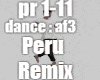 Peru and dance