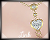[L] Gold Heart Necklace