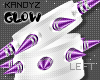 !K Spike Glow Purple L