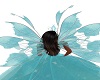 Teal Fairy Wings