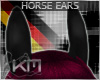 +KM+ Horse Ears Black