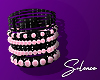 Bracelets Black&Pink