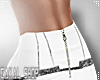 CK)Sass white skirt-XL