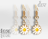 White Flowers Earrings