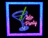 Let's Party Neon Frame