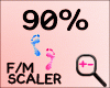 Feet Scaler M/F 90%