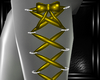 yellow thigh corset 