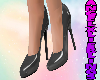 Gray Shiny Pumps